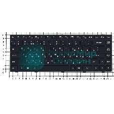 Клавиатура для ноутбука Lenovo IdeaPad 100-14IBD черная
