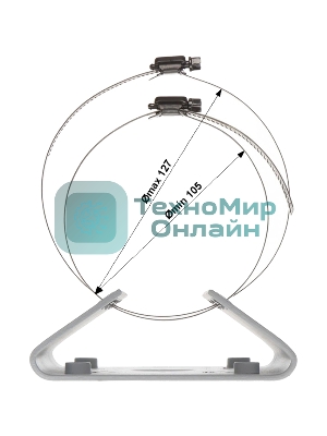 Кронштейн для крепления на столб видеокамер серий HFWxxS, HFWxxR-Z/VF,SD60/6AE/6AL, SD59/50/40, SD6C, SD42, SD29 Кронштейн для крепления на столб видеокамер серий HFWxxS, HFWxxR-Z/VF,SD60/6AE/6AL, SD59/50/40, SD6C, SD42, SD29