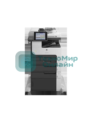 МФУ лазерное HP LaserJet Enterprise MFP M725f, лазерный принтер/сканер/копир/факс A3, 40ppm, 1200dpi, 1024Mb, 320Gb HDD, 5 trays 100+250+250+500+500, Cabinet, ADF100, Duplex, USB/LAN/FIH, Color LCD20i, 1y warr, repl. Q7830A M5035x, Q7831A M5035xs)