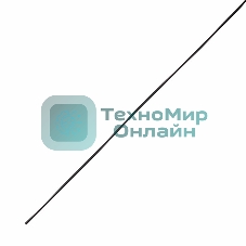 Термоусаживаемая трубка клеевая Rexant 4,8/1,6 мм, черная, упаковка 10 шт. по 1 м