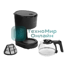 Кофеварка капельная Starwind STD0610 черный, исп. кофе - молотый, 0.6 л, 600 Вт.