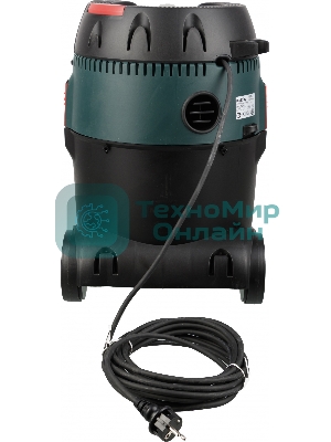 Пылесос строительный Metabo ASA 25 L PC 602014000 Пылесос 1250вт,розетка,ручн.очистка, бак 25л, вес 8.3 кг