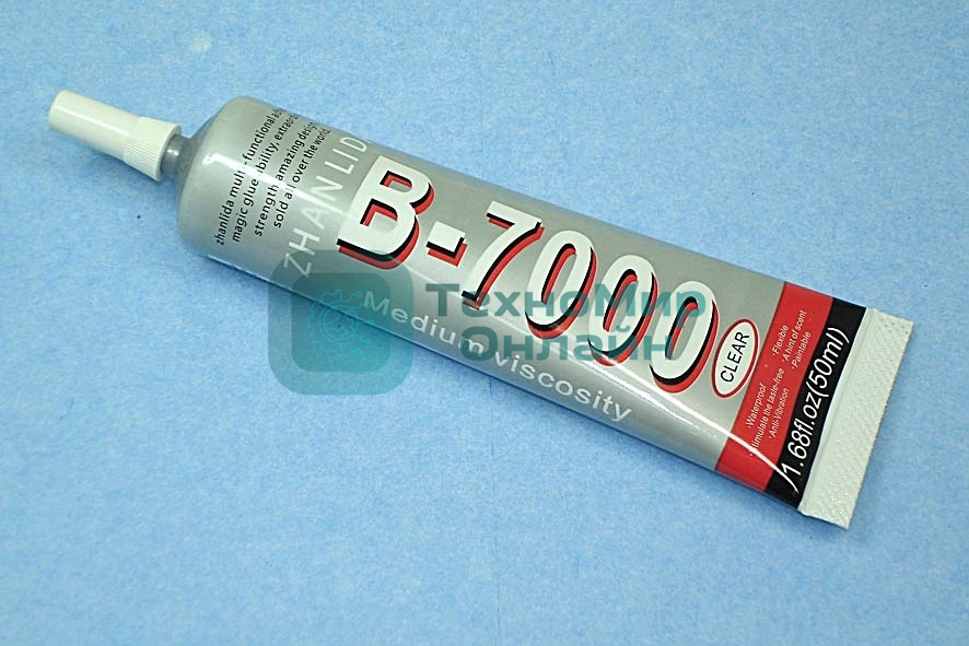Клей Zhanlida B-7000 прозрачный 50мл