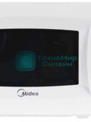 Микроволновая печь Midea MM720CKE белый, 20 л, 700 Вт, переключатели - поворотный механизм