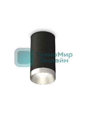 Светильник Ambrella Light XS6323023 SBK/MCH черный песок/хром матовый MR16 GU5.3 (C6323, N6133)
