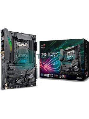 Материнская плата ASUS ROG STRIX X299-E GAMING II, LGA 2066, Intel X299, 8xDDR4, 8xSATA, 3xM.2, 1xPCIe 3.0 x8, 2xPCIe 3.0 x16, 1xPCIe x4, 1xPCIe x1, 2x 2.5Gb LAN, 1xUSB 3.2 Gen 2, 3xUSB 3.2 Gen 2, 2xUSB 2.0, 5x3.5 мм, 7.1, ATX