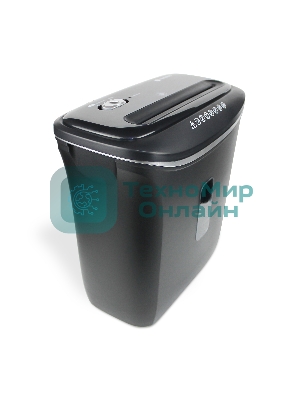 Шредер ГЕЛЕОС УД14-5, (DIN P-5), фрагмент 1,9х12мм, 5-6 лист (70г/м2), скобы, 14 литров