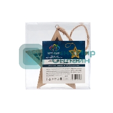 Деревянная фигурка Neon-night с подсветкой 