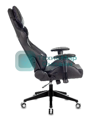 Кресло Бюрократ VIKING 4 AERO BLACK EDITION черный, экокожа, 120 кг, механизм качания