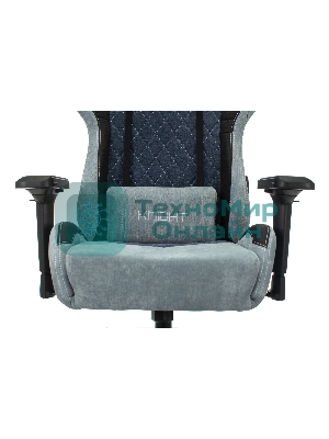Кресло Бюрократ VIKING 7 KNIGHT BL FABRIC синий, ткань, 120 кг, механизм качания