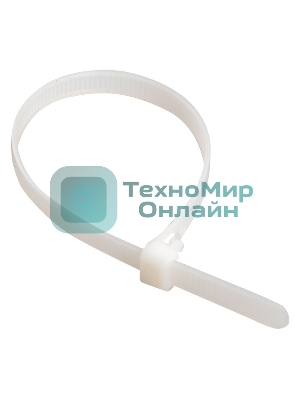 Хомут IEK UHH20-D036-300-050 3,6х300 мм нейлон (50 шт)