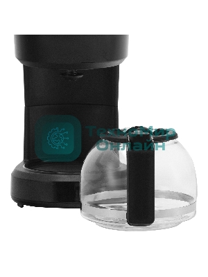 Кофеварка капельная Starwind STD0610 черный, исп. кофе - молотый, 0.6 л, 600 Вт.