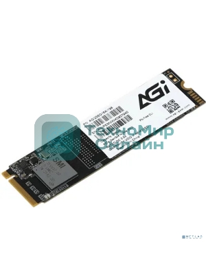 Накопитель SSD AGI AI198, 256Gb, PCIe 3.0 x4, M.2 2280, NVMe, R/W 1936/1217