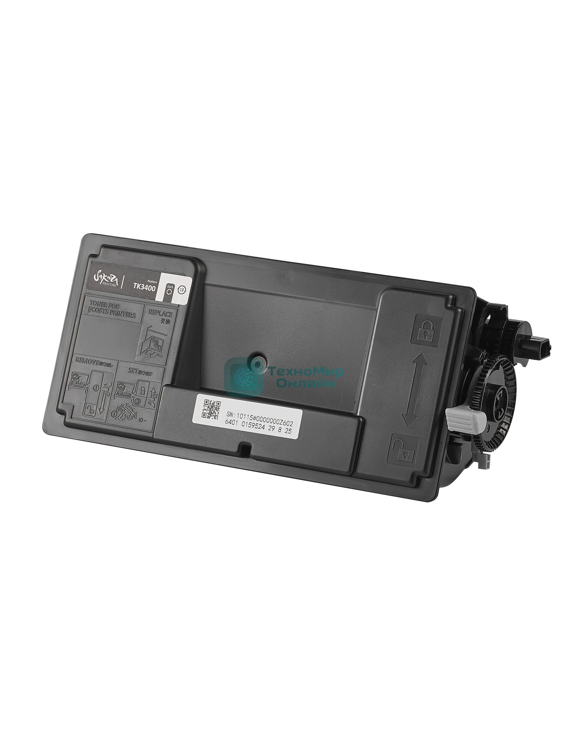 Картридж Sakura TK3400 для Kyocera Mita PA4500x/MA4500x/fx, черный, 12500 к.