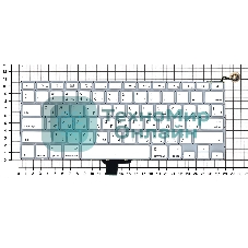 Клавиатура для ноутбука Apple Macbook A1342 2009/2010 белый 13,3