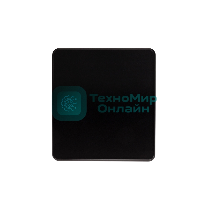 Выключатель Kranz ROUND 1 кл 10А с/у оникс