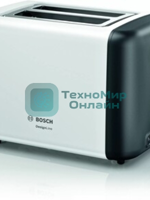 Тостер Bosch TAT3P421 белый, 970 Вт, 2 слота