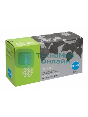 Картридж лазерный Cactus CS-CE400X черный (11000 стр.) для HP CLJ Color M551 series