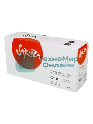 Картридж лазерный Sakura C7115A для HP LaserJet hp laserjet 1220/3300/3310/3320/3330/3380/1000/1005/1200, черный, 2500 к.