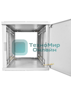 Шкаф телеком. настенный разборный 9U (600х520), съемные стенки, дверь металл (ШРН-М-9.500.1)(1 коробка)