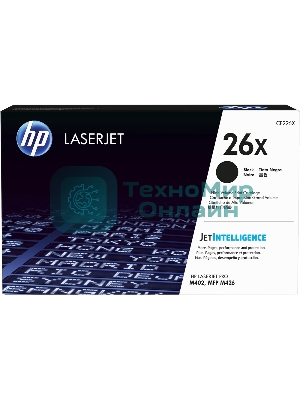 Тонер Картридж HP 26X CF226X черный для HP LJ Pro M402/M426 (9000стр.)