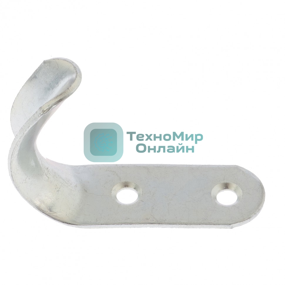 Крючок-вешалка №7, цинк, 10 шт. (Металлист) Россия