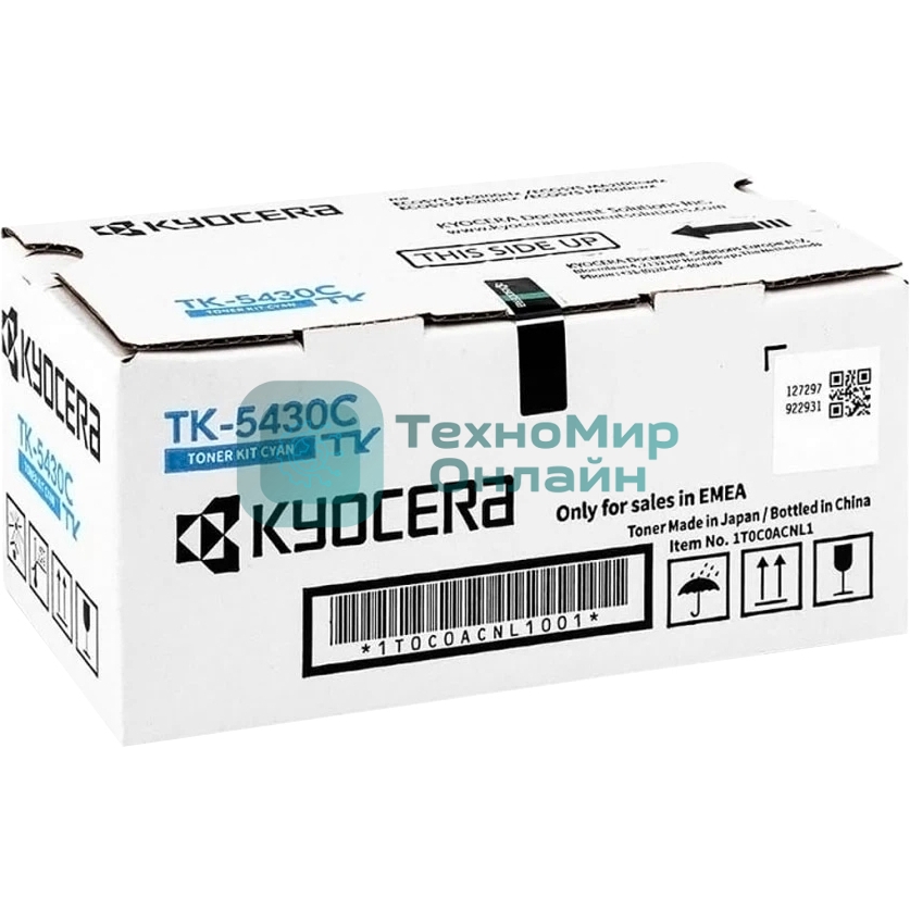 Картридж лазерный Kyocera TK-5430C для ECOSYS MA2100cfx/MA2100cwfx/PA2100cwx/PA2100cx голубой(1250 стр.)