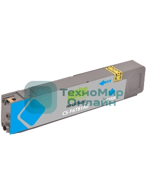 Картридж струйный Cactus CS-F6T81AE (973XL) голубой (110 мл) для HP HP PageWide Pro 452dw/Pro 477dw