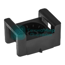 Площадка под стяжку Rexant для прямого монтажа 22x16 мм, черная (100 шт/уп)