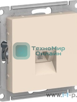 Механизм розетки компьютерной AtlasDesign RJ45 беж. SchE ATN000283