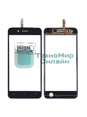 Сенсорное стекло (тачскрин) для Vivo Y53 (Y53i), черное