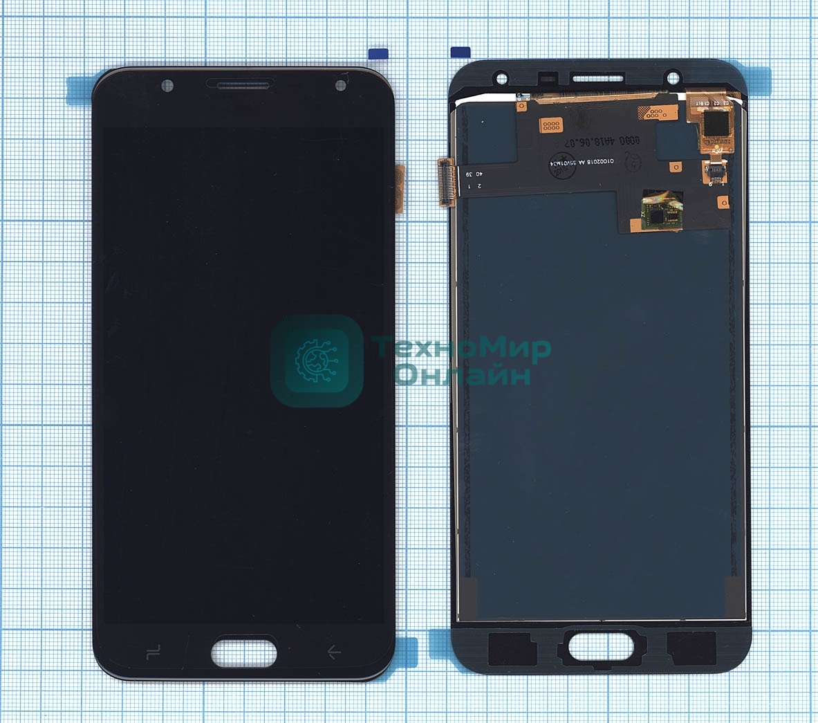 Дисплей для Samsung Galaxy J7 DUO (2018) в сборе с тачскрином SM-J720 (TFT) черный