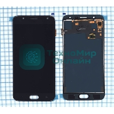 Дисплей для Samsung Galaxy J7 DUO (2018) в сборе с тачскрином SM-J720 (TFT) черный