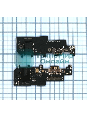 Плата разъема питания с аудио разъемом для Meizu 15