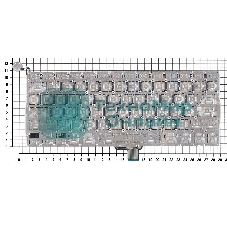 Клавиатура для ноутбука Apple Macbook A1342 2009/2010 белый 13,3