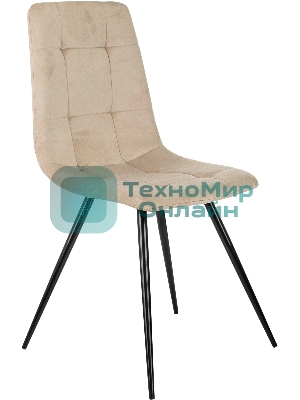 Стул для дома Бюрократ CH-K1_4 комплект 4 шт бежевый Holland 06 металл черный на ножках