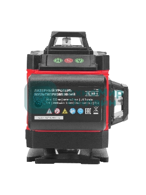 Лазерный уровень м-призм. MTX ML 360-4 Basic SET, 30 м, зеленый луч, акк. Li 3000 мА·ч, сумка