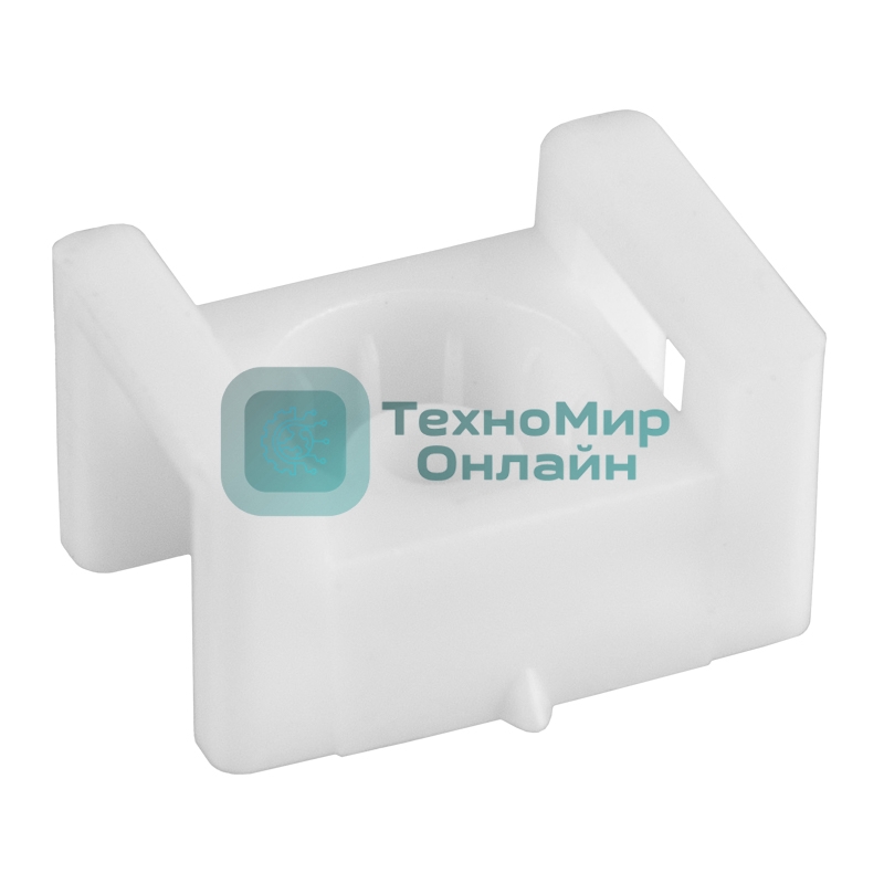 Площадка под стяжку Rexant для прямого монтажа 22x16 мм, белая (100 шт/уп)