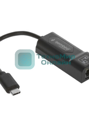 Сетевой адаптер Ethernet Gembird NIC-U6, Type-C - Gigabit Ethernet adapter