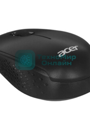 Мышь беспроводная Acer OMR020 черный, 1200 dpi, радиоканал, USB, кнопки - 3