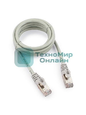 Патч-корд FTP Cablexpert cat.6, 1.5м, литой, многожильный, серый