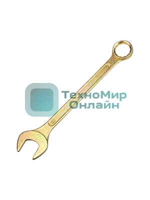 Ключ комбинированный Rexant 30 мм, желтый цинк