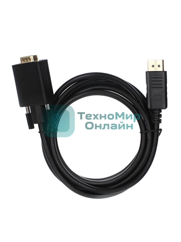 Кабель-переходник VCOM DisplayPort --> VGA_M/M 1,8 м CG607-1.8M