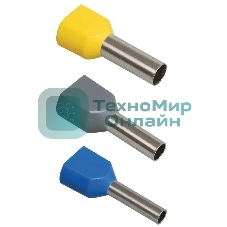 Наконечник-гильза изол. НГИ2 1.5-8 кор. (уп. 100 шт) IEK UTE10-D2-4-100