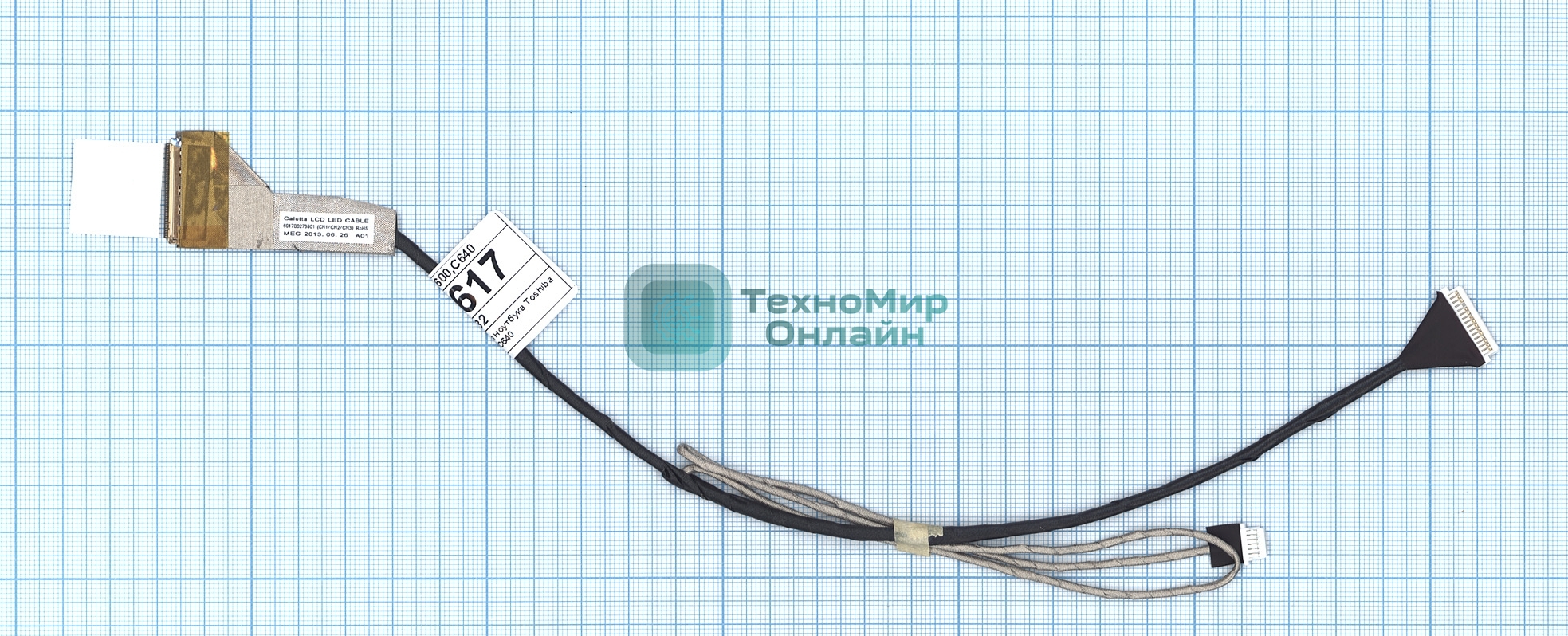 Шлейф матрицы для ноутбука Toshiba Satellite C600 C640