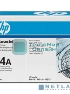 Картридж лазерный HP CC364A черный LJ P4014/4015/4515 (10000 стр.)