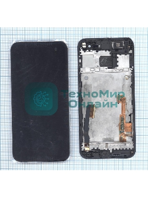 Дисплей для HTC Butter для fly 2 черный с рамкой