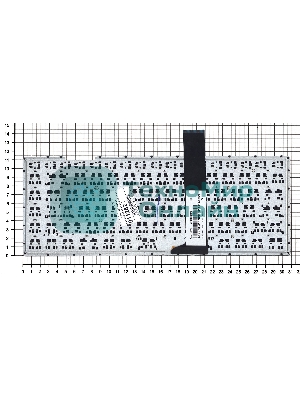 Клавиатура для ноутбука Asus X450 черная