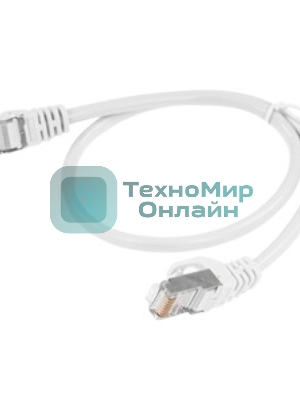 Патч-корд FTP Cablexpert cat.5e, 0.5м, литой, многожильный серый