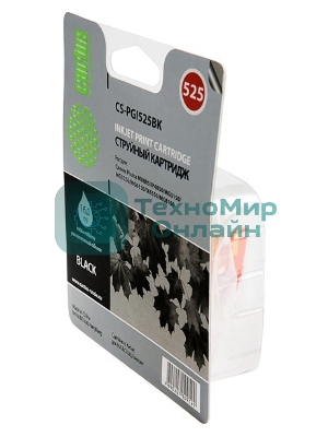 Картридж струйный Cactus CS-PGI525BK черный (16 мл) для Canon Pixma iP4850/MG5250/MG5150/iX6550/MX88